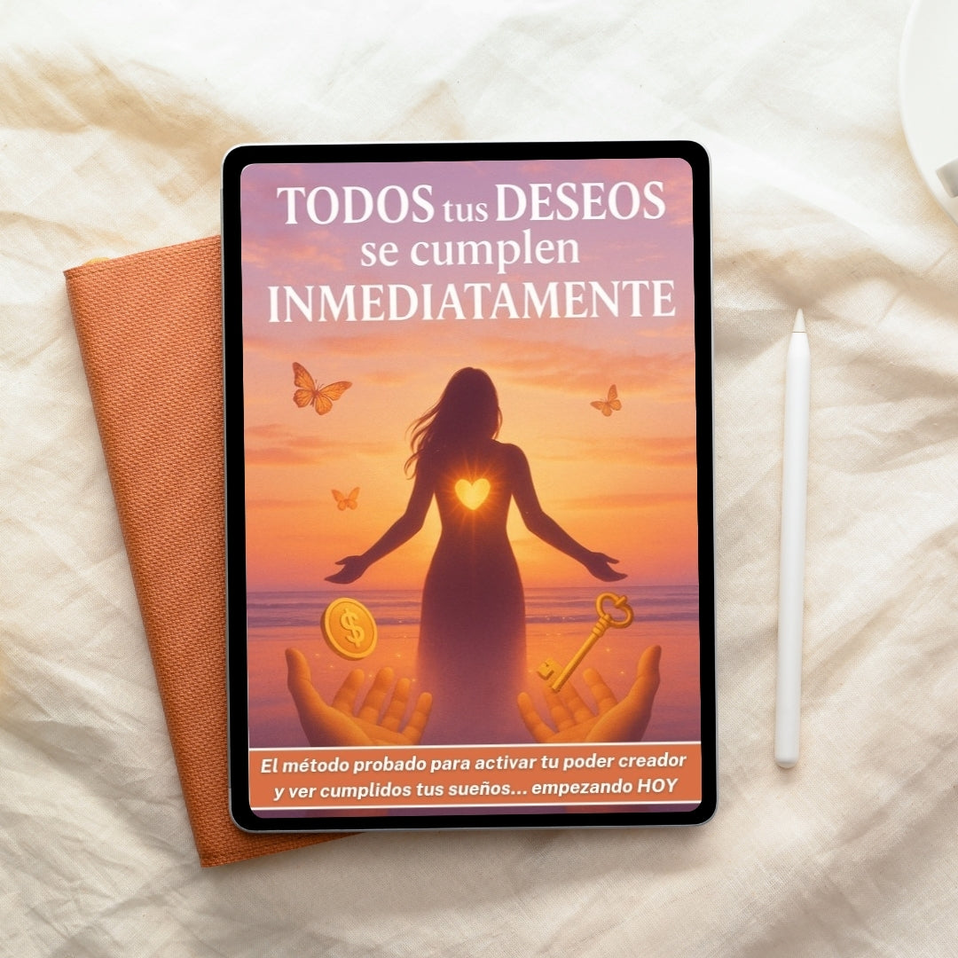 ✨TODOS tus DESEOS se cumplen INMEDIATAMENTE - Libro + 3 Bonos GRATIS✨