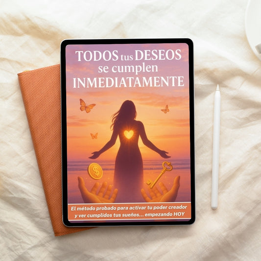 ✨TODOS tus DESEOS se cumplen INMEDIATAMENTE - Libro + 3 Bonos GRATIS✨