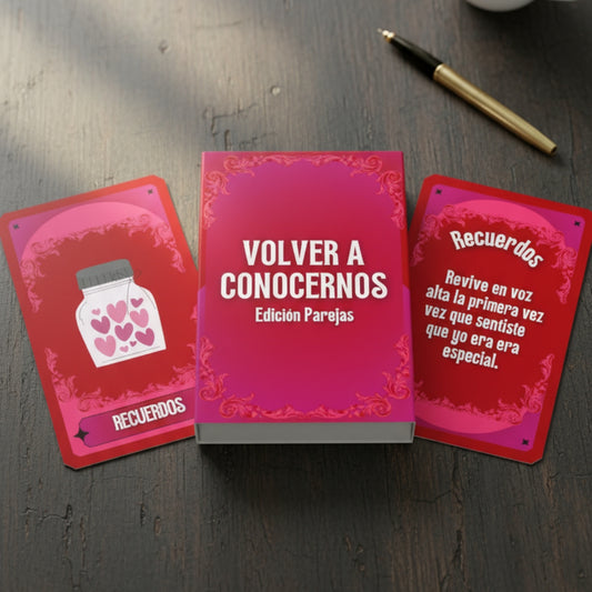 💕Juego de Cartas - Volver a Conocernos (Edición Parejas)💕PDF Imprimible + Versión Digital